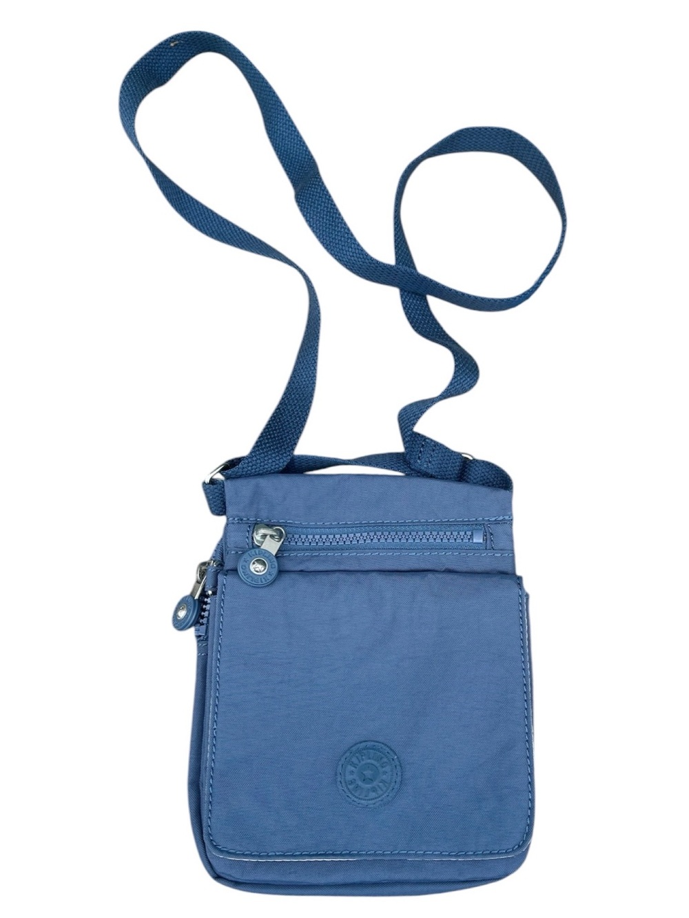 Kipling El Dorado crossbody bag in delicate blue -missing charm